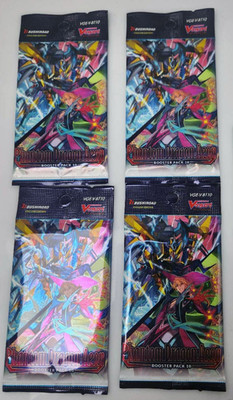 (4)CardFight Vanguard Phantom Dragon Aeon Booster Pack Lot