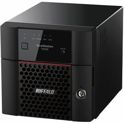 BUFFALO TeraStation 3230DN 2-Bay Secure SMB Desktop NAS 16TB (2x8TB) with Hard D