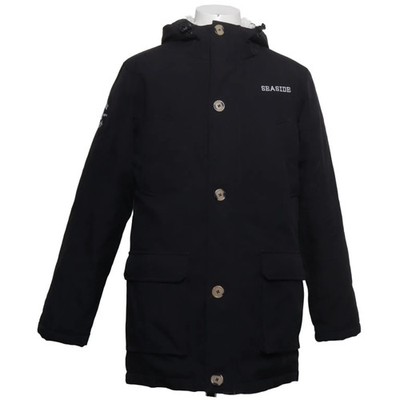 Seaside, Parka, Herren, Größe: S, Schwarz, Polyester, Einfarbig #2rt
