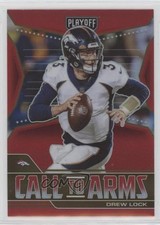 2021 Panini Playoff Call to Arms Red Prizm Drew Lock #CA-DLO 0r5k