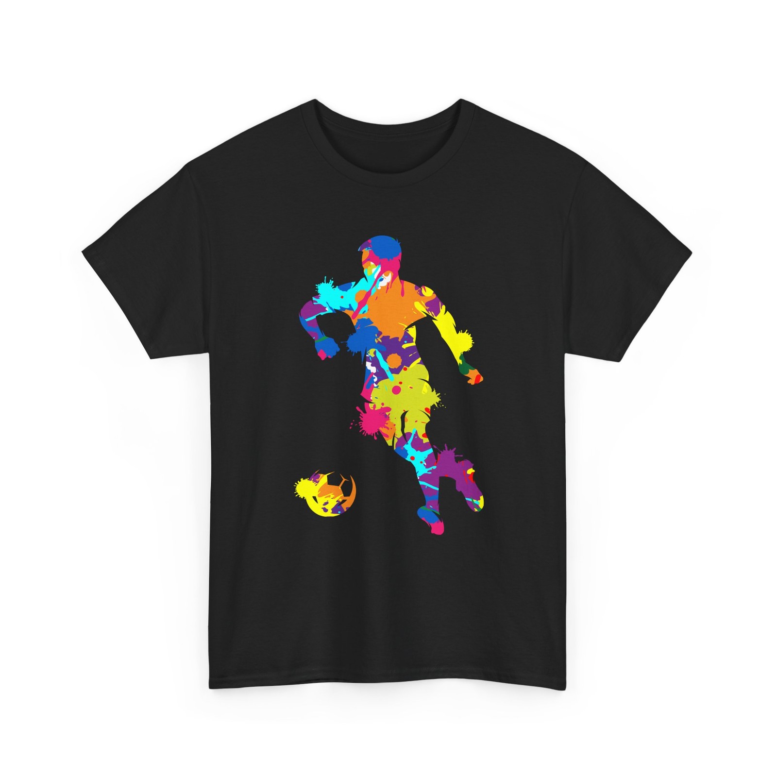 Soccer Player Colorful Shirt, Soccer Sports Lovers Dad Men Shirt