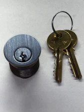 Design hardware 1-1/8" Mortise Cylinder Yale Y2 Keyway, 2 Keys