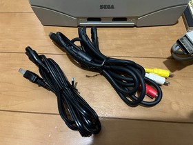 SEGA Saturn Console White Color & Controller with games Japan 0114