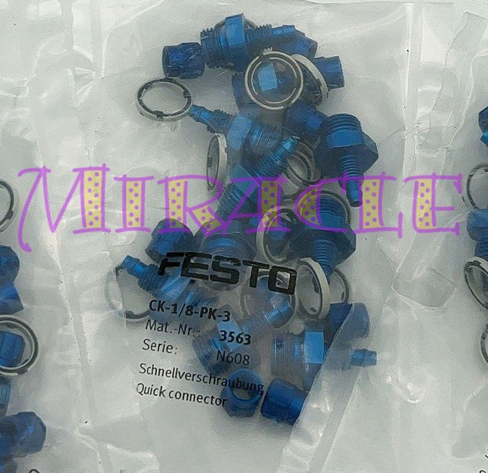 10PC/bag NEW FOR FESTO CK-1/8-PK-3 3563 Quick tightening joint