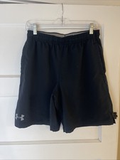 Under Armour Szorty Czarne Szorty Sznurek Luźny krój Męski Rozmiar Medium