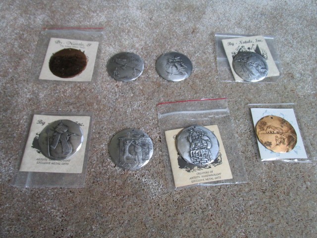 Wendell August By Natale Christmas ornaments - set of 8