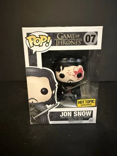 FUNKO POP ! JON SNOW 07 HOT TOPIC EXCLUSIVE GAME OF THRONES E01
