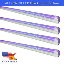 4 Ft UV Led Black Light Bar to Creat Dramatic Atmosphere in Christmas Glow Party