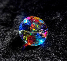 50.55 CT Natural Rainbow Color Round Cut Mystic Topaz Loose Gemstone Certified