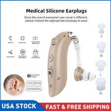1 x Mini Smart Noise Cancelling Hearing Aid for Elderly with Charging Case