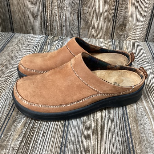 Birkenstock Footprints Womens Brown Leather Casual Shoes Size 36 (EU)/5-5.5 (US) - Picture 3 of 9