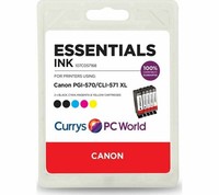 ESSENTIALS Canon 570XL & 571XL x 2 Ink Cartridges