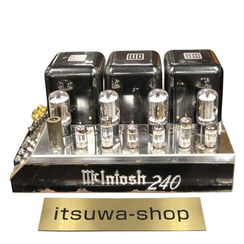 Maintained MCINTOSH MC240 Power Amplifier (Tube Type) Used Vintage From Japan