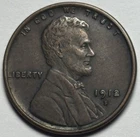 1912-S Lincoln Wheat Cent — Ch. XF+/AU Condition 🔥 Better Date
