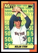 Nolan Ryan 1990 Topps #2 New York Mets MLB READ FREE SHIPPING AutographDen