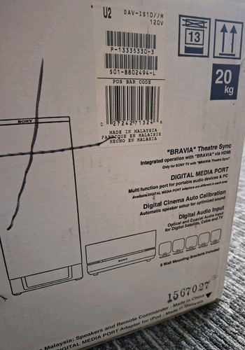 New Sony Bravia DAV-IS10 DVD Home Theater System CD & Ipod Compatible - Bravia - Picture 13 of 17