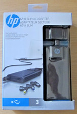 HP 65W Slim AC Adapter G6H47AA ABA charge multiple devices 3 tips