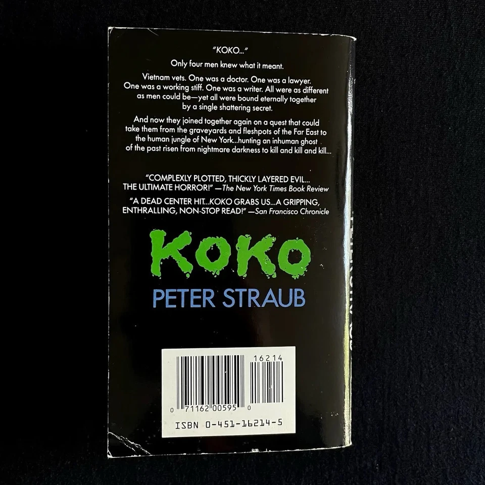 Peter Straub - Koko - Signet Paperback - 1989 - First Edition Vintage Horror - Image 3 of 3