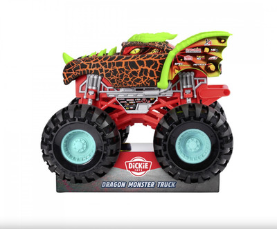 Dickie Toys Dragon Monster Truck with Suspension - 15.1'' Inches Long