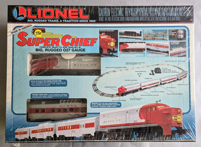 Lionel 6-11739 Santa FE SF Super Chief Passenger O-27 Starter Set