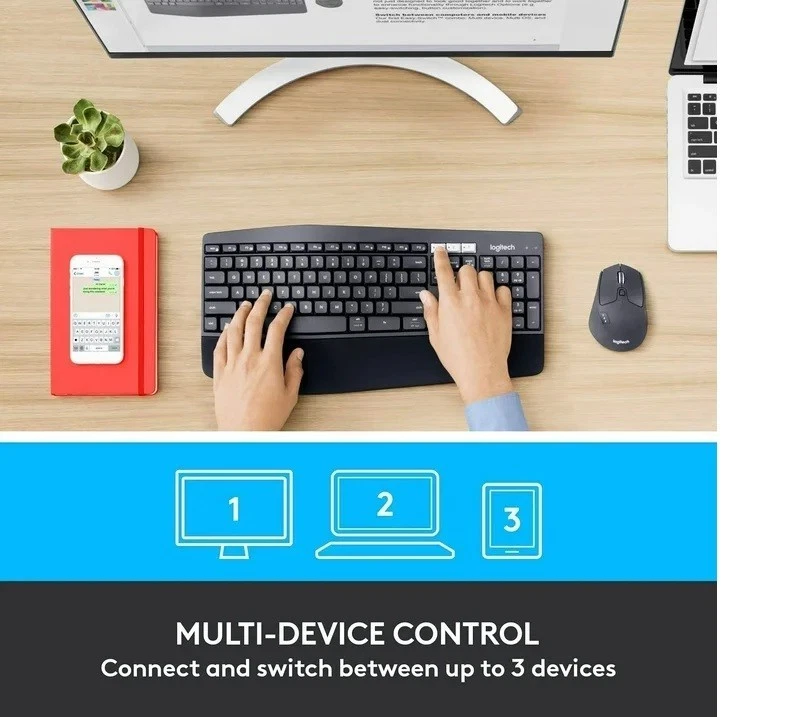 Logitech Performance Wireless Mouse and Keyboard  (MK825) - Free Shipping. - Image 3 of 4