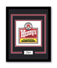 Wendys CEO Dave Thomas Autographed Signed 11x14 Framed Photo Fast Food  ACOA