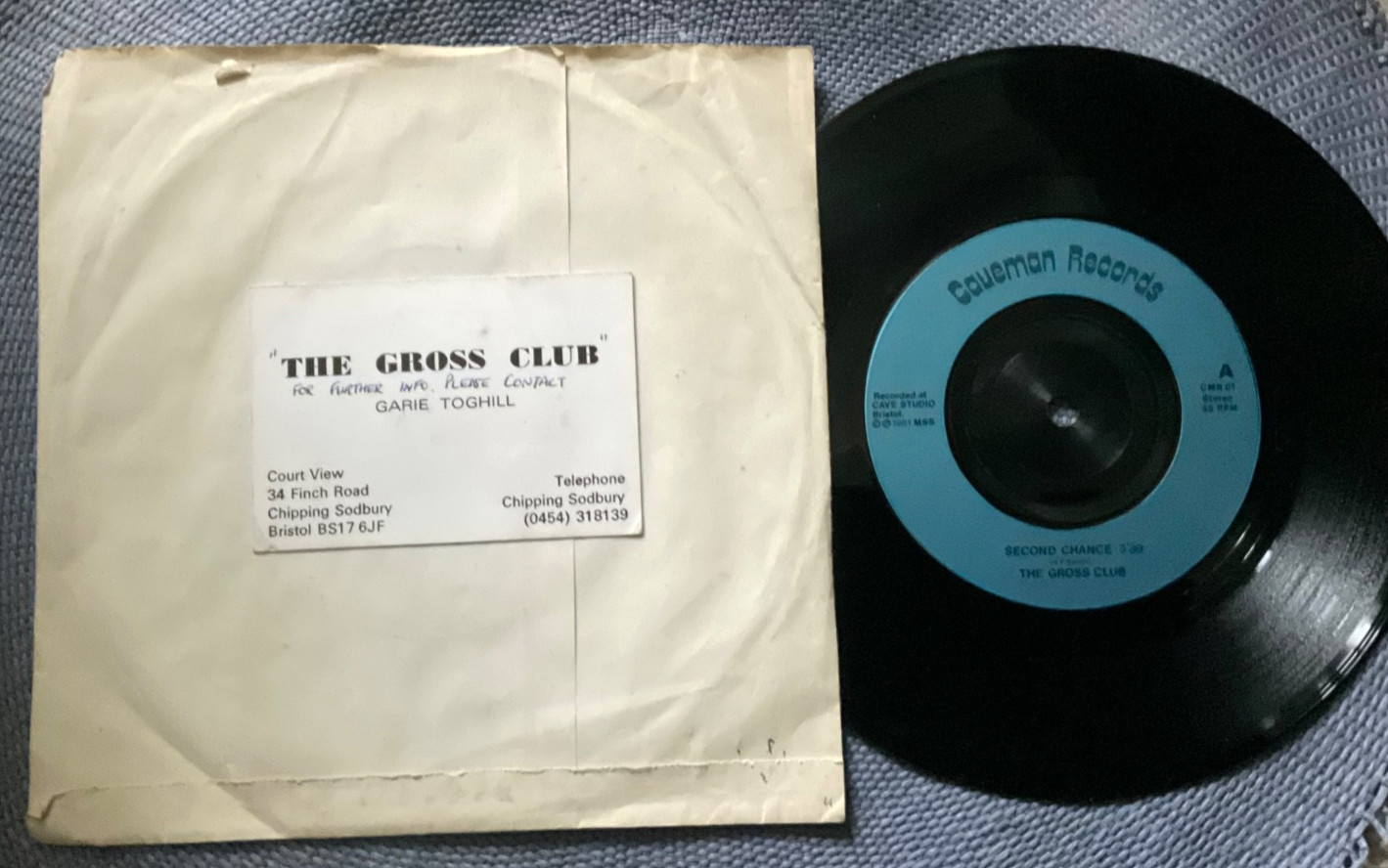 THE GROSS CLUB - SECOND CHANCE rare UK 1981 PROMO / PUNK KBD / POWER POP / EX++