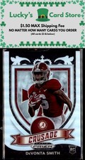 2021 Panini Prizm Draft Picks Collegiate #165 DeVonta Smith Silver Prizm Rookie