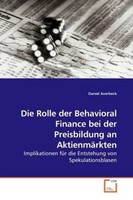 Die Rolle Der Behavioral Finance Bei Der Preisbildung An AktienmäRkten Averbeck