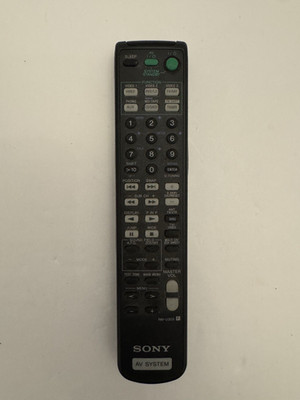 Geniune Sony Original Remote Control RM-U305 AV System Receiver OEM