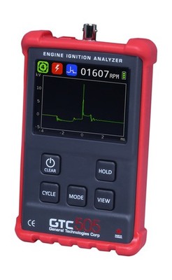 GTC505 Engine Ignition Analyzer - Spark Diagnostics and Tachometer Readings f...