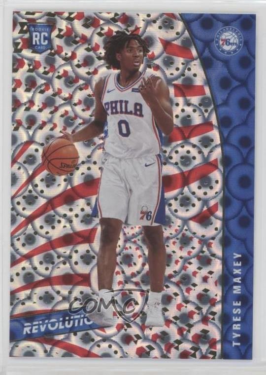 2020-21 Panini Revolution Rookies Groove Tyrese Maxey #148 Rookie RC 10xc