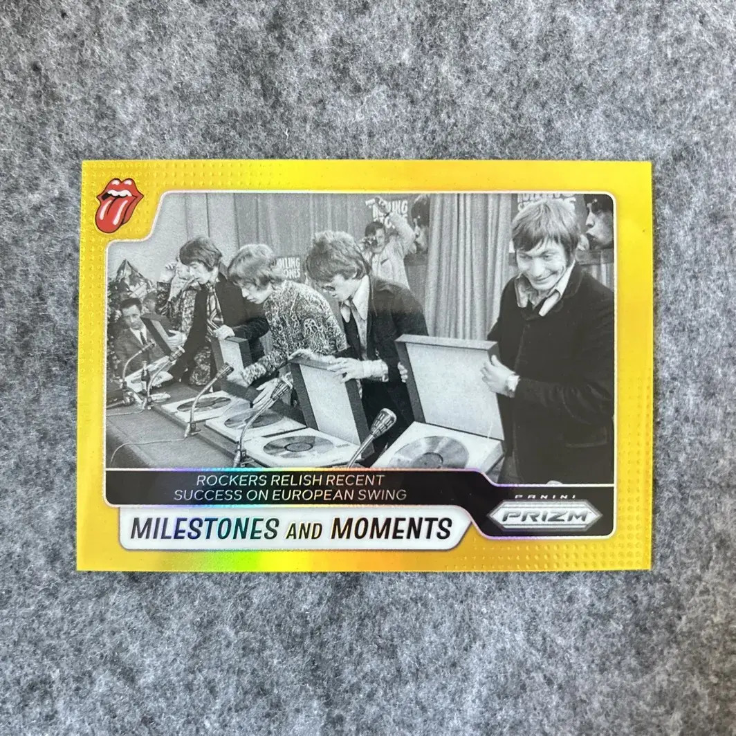 2025 Panini Prizm The Rolling Stones Milestones And Moments Gold 6/10 KX36