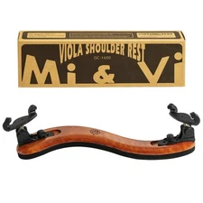 MI&VI Viola Shoulder Rest - 15" - 17" Violas - Collapsible Real Wood