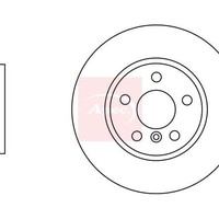 Apec Mini F55 2013 Bremsscheibe Vorne (Einzeln) DSK3170