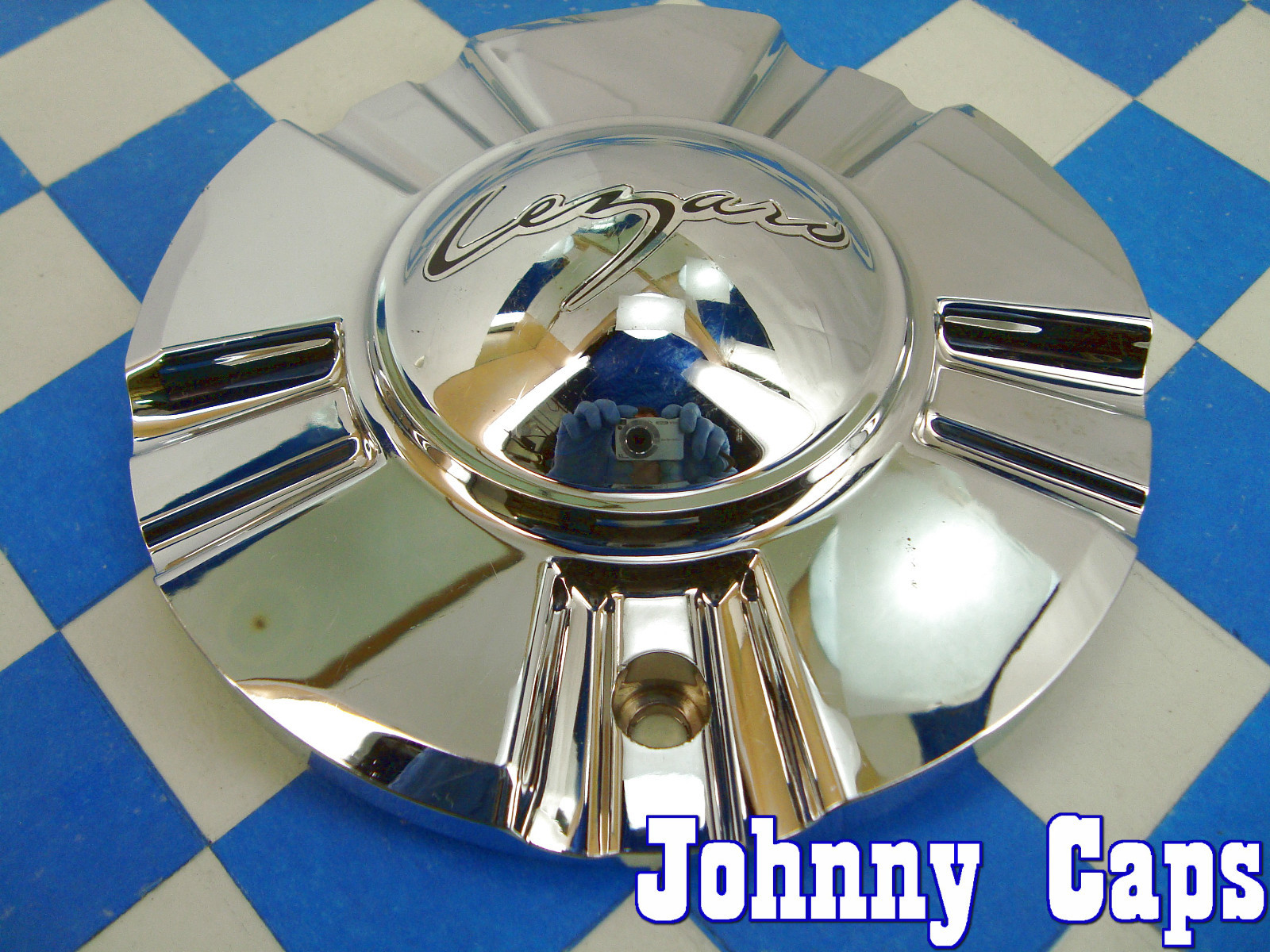 Lezaro Wheels Chrome Custom Wheel Center Caps #N/A. Center Cap (1)