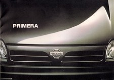 Nissan Primera 1990-1991 UK Market Launch 8pp Brochure Saloon, Hatchback, Estate