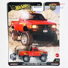 Camioneta Toyota Hot Wheels Premium 2025 HW todo terreno 1987 cultura de autos Mattel