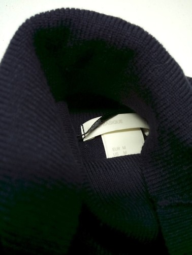 Women's Turtle Neck Polyester Long Sleeve Top Soft Stretch Classic Shirt Medium - Picture 4 of 4