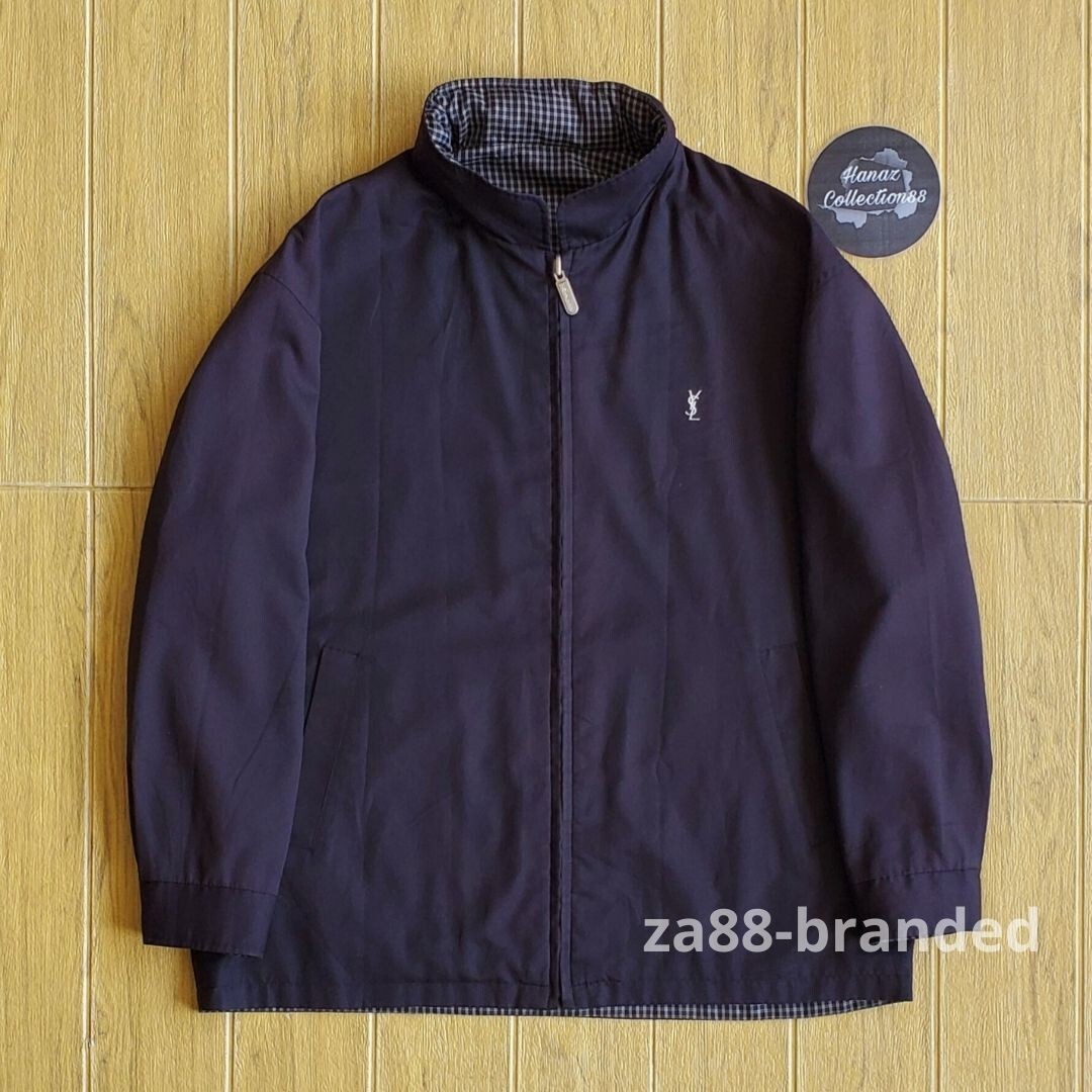 Giacca reversibile con cappuccio Yves Saint Laurent YSL