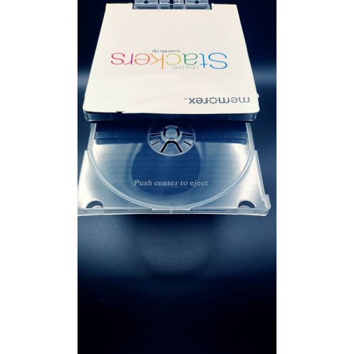 Fundas rígidas CD DVD paquete de 9 apiladores Memorex - Imagen 2 de 8