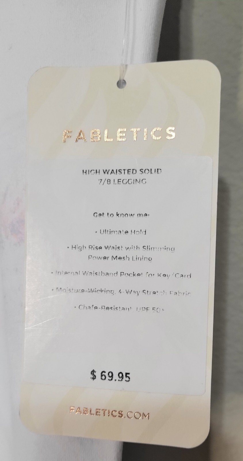 NWT Fabletics High Waisted Solid 7/8 Leggings Siz… - image 4