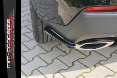 CUP Diffusor Seiten Ansatz SET SCHWARZ Lexus NX MK1 200T Flap Heck Stoßstange