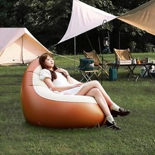 Sofá inflable automático con un solo clic, silla inflable portátil para adultos, sofá de aire
