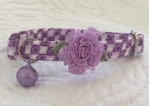 lavender cat collar