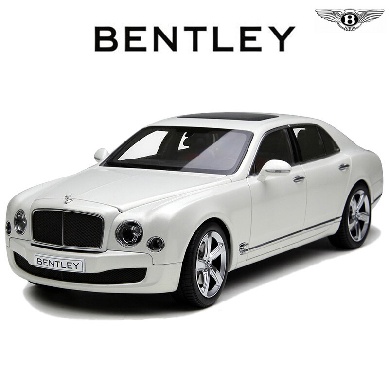 Diecast Auto Modello Scala 18 1 Bianca Mulsanne Bentley