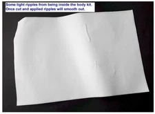 Window Masking Sheet for Pro-Line 3524-00 Octane SC 1/10 Short Course Drag Body