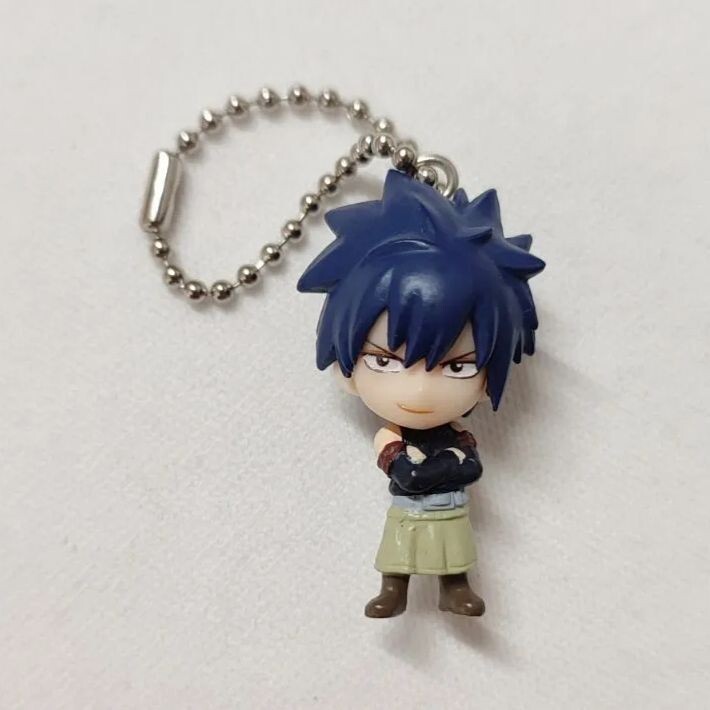 Japan Anime FAIRY TAIL Gray Fullbuster mini figure key chain Hard to get ver.3
