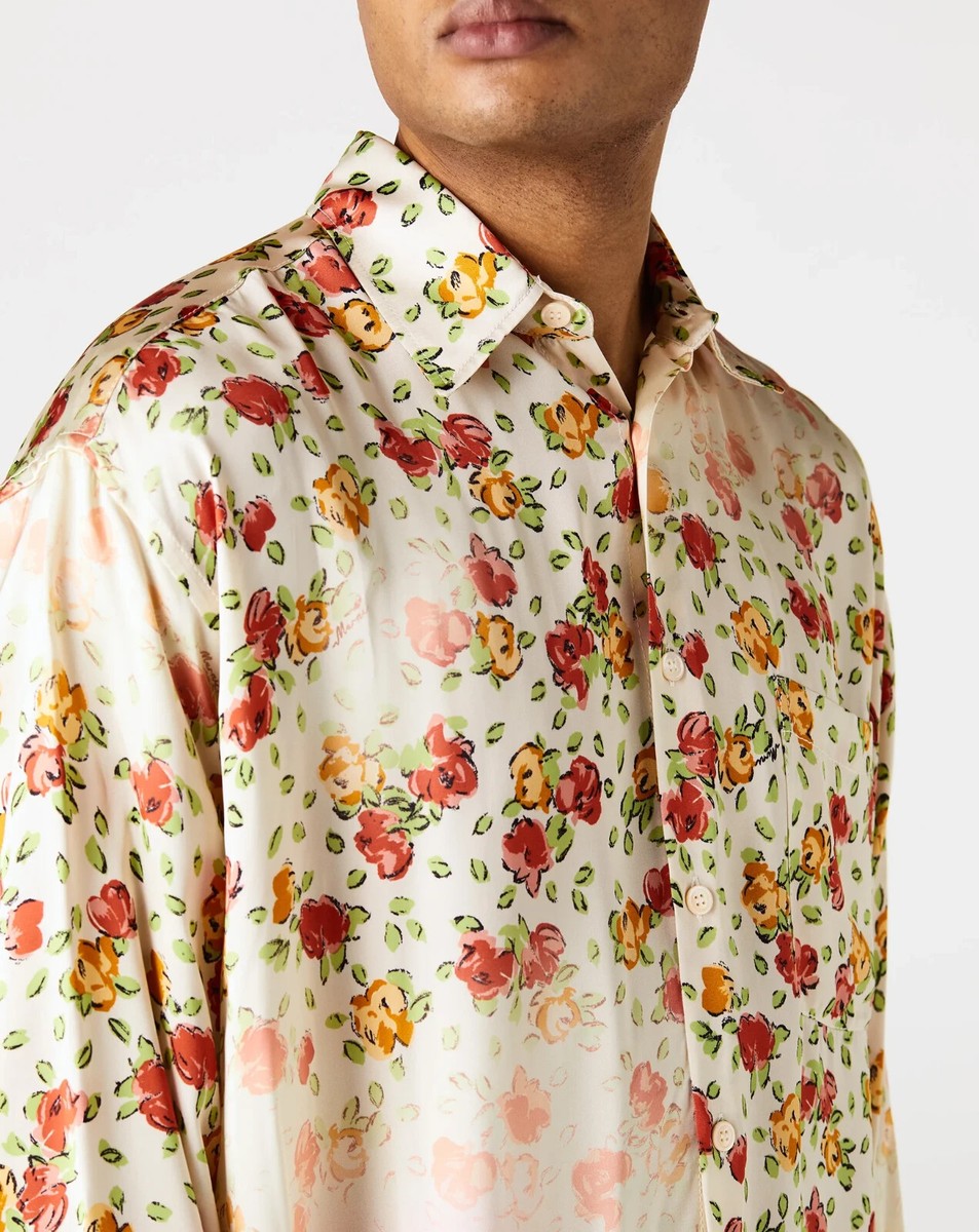 MARNI アヒエタ フレム サンクラス MOUNTTOC GVG MARNI Men's Honeyglaze Daybreak Satin Button Up Shirt