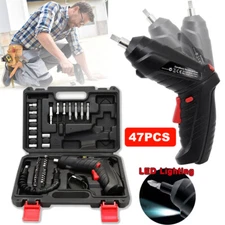 47 in 1 Power Tool Rechargeable Cordless Electric Screwdriver Drill Kit Wireless